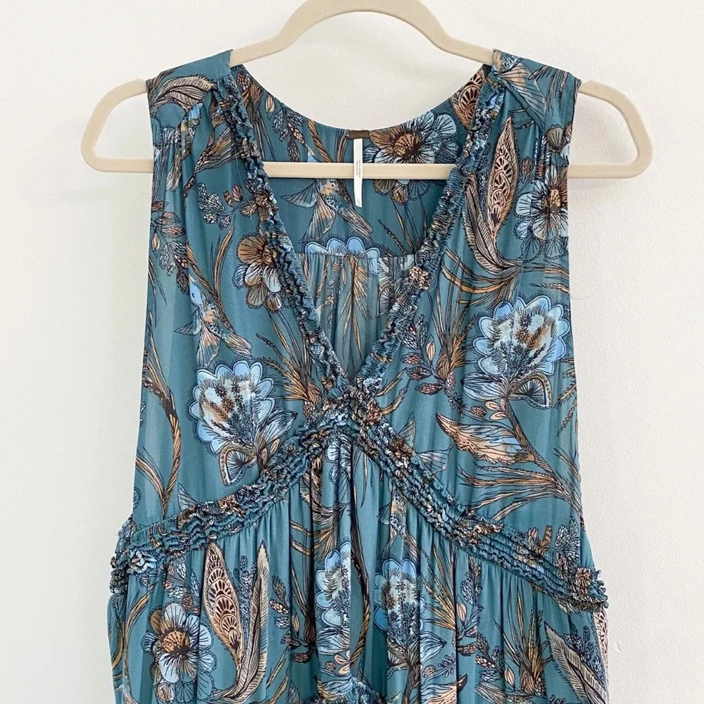 Free people Haze printed sleeveless swing tunic - Picture 2 of 7